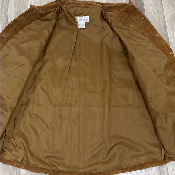 Allison Woods Suede Vintage 90s Button Down Western Jacket Size XL NWOT - Picture 13 of 15